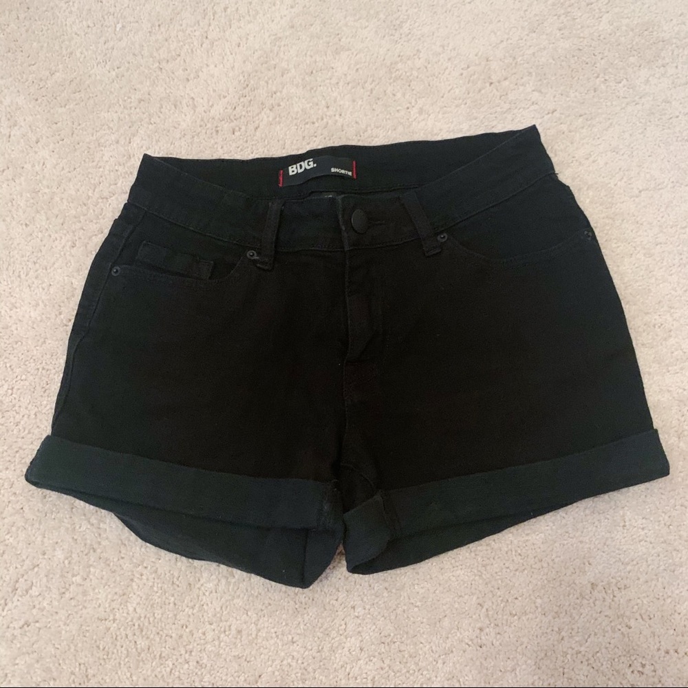 Black Jean Shorts! Lightly worn